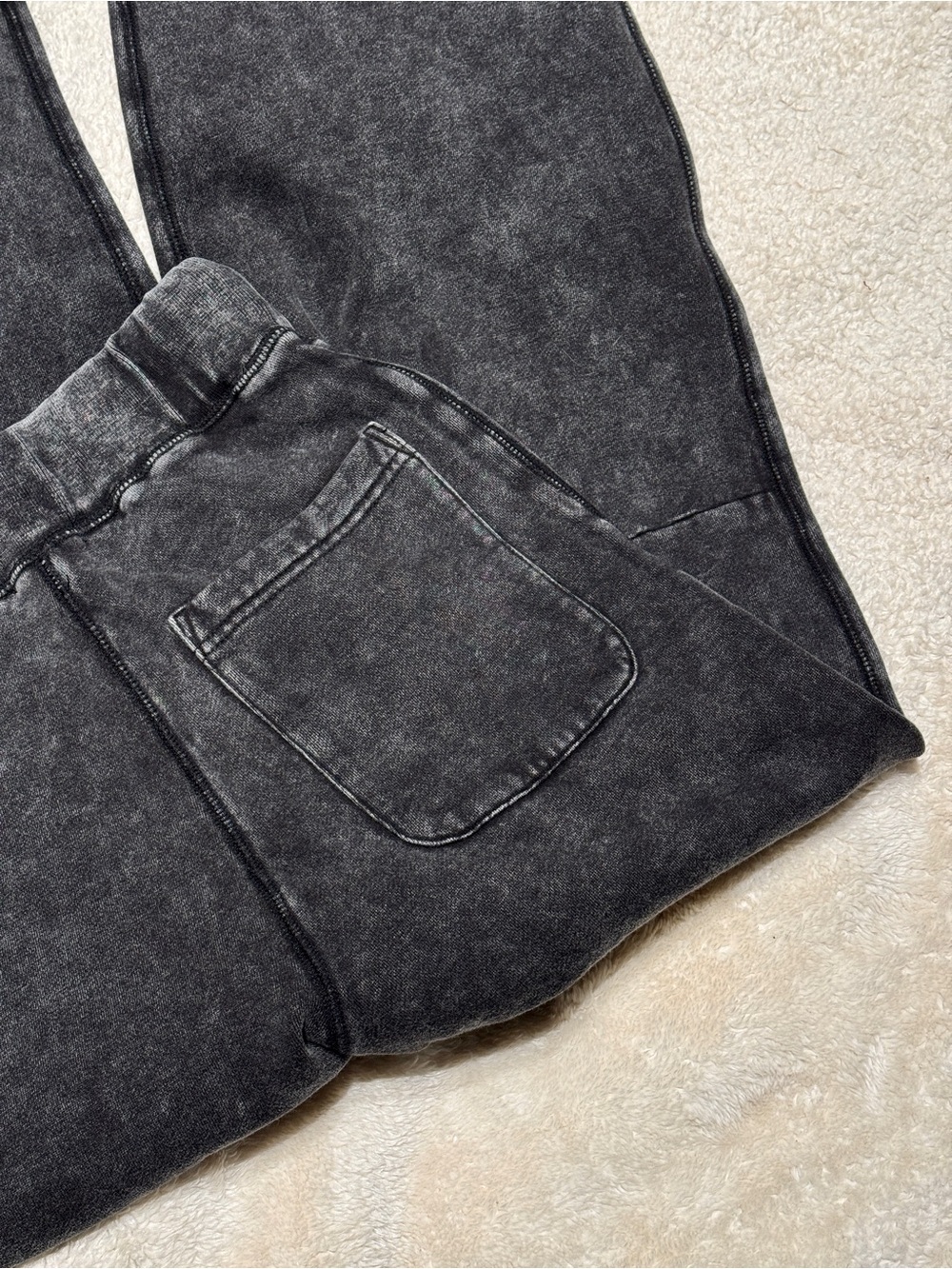 R13 Washed Black Drawstring sweatpants - Picture 6 of 12